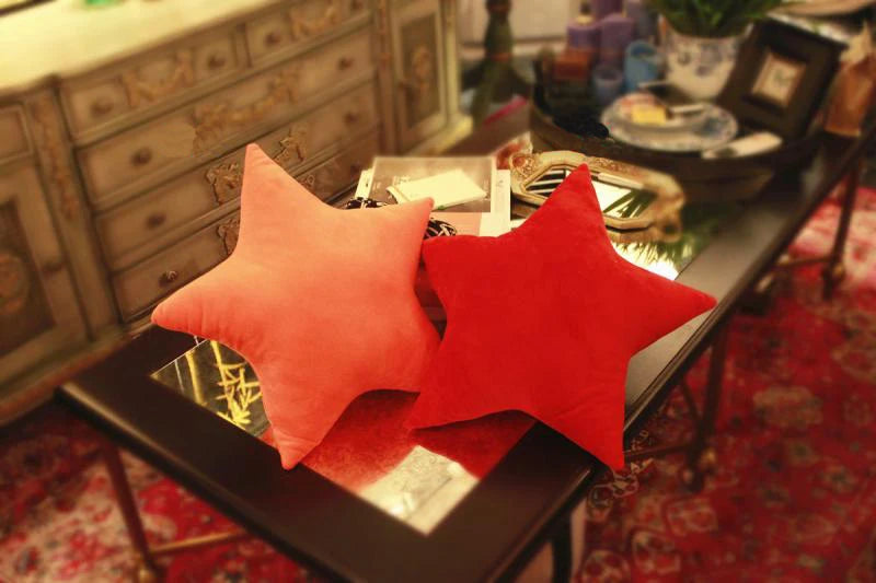 Star Stuffed Plush Throw Pillow, Sofa Cushion, Car Cushion, Decorative Doll Toy, Gift, Home Textile, 45x45cm