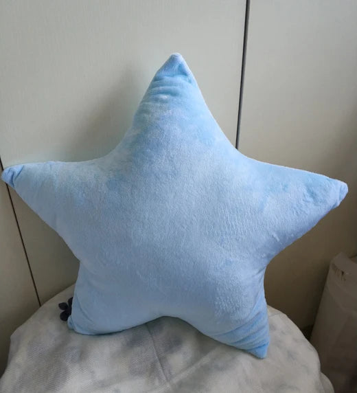 Star Stuffed Plush Throw Pillow, Sofa Cushion, Car Cushion, Decorative Doll Toy, Gift, Home Textile, 45x45cm