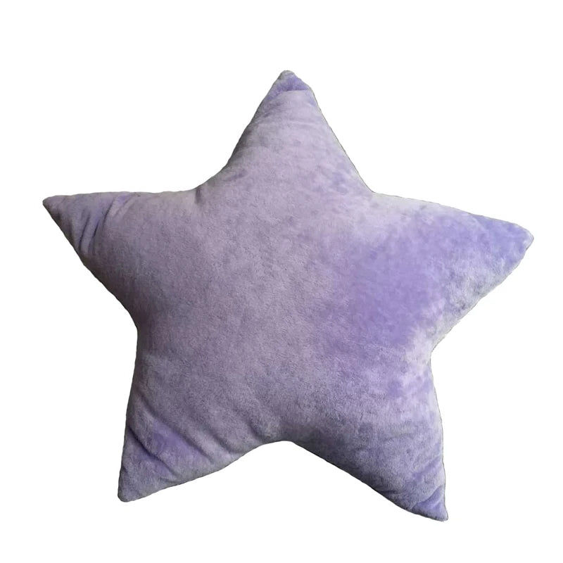Star Stuffed Plush Throw Pillow, Sofa Cushion, Car Cushion, Decorative Doll Toy, Gift, Home Textile, 45x45cm
