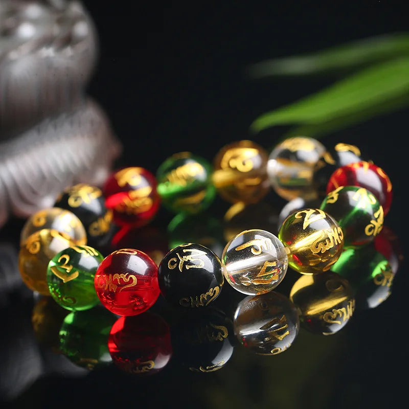 Feng Shui Men's Lucky Prayer Beads Bracelet for Men Women Wristband Gold Color Pixiu Wealth and Good Luck Changing Bracelets