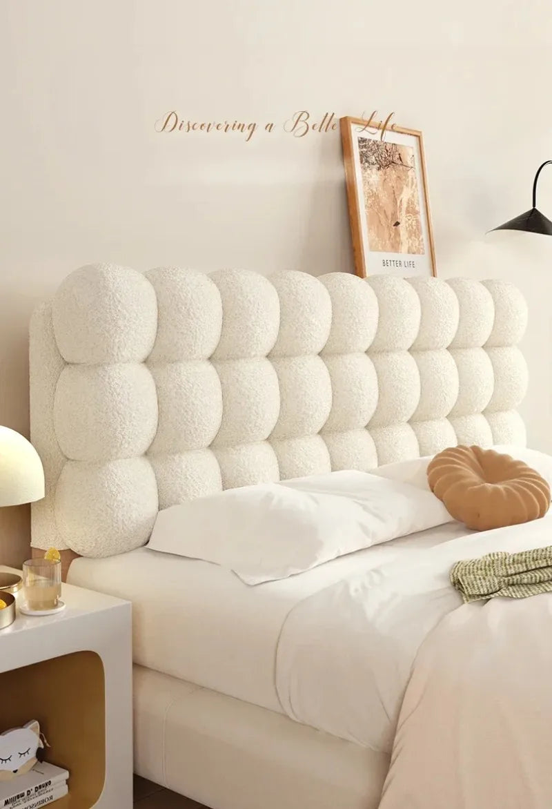 Headboard Cushion Sponge Filling Simple Modern Bedroom Cushion Large Rectangle Detachable Washable Home Textile Home Decoration