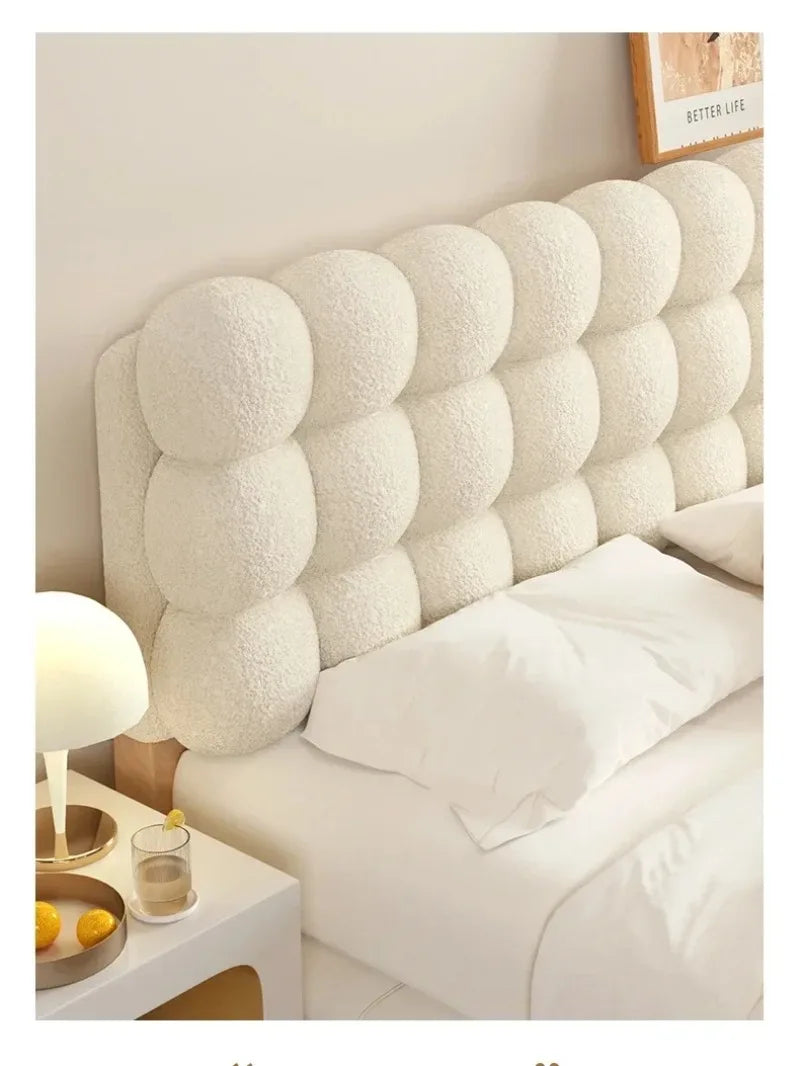 Headboard Cushion Sponge Filling Simple Modern Bedroom Cushion Large Rectangle Detachable Washable Home Textile Home Decoration