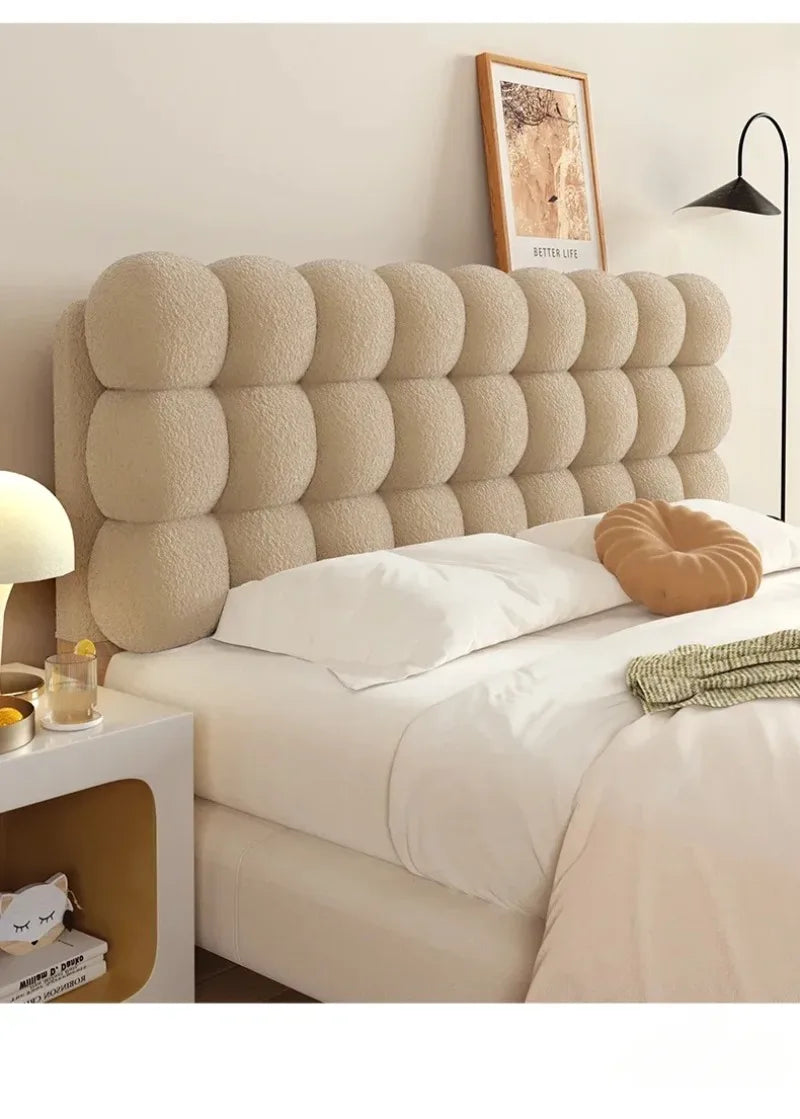 Headboard Cushion Sponge Filling Simple Modern Bedroom Cushion Large Rectangle Detachable Washable Home Textile Home Decoration