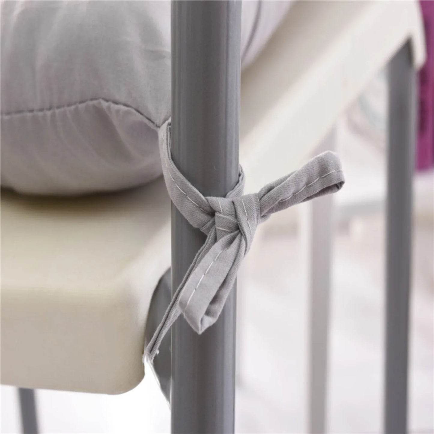 4PCS Non-slip Thicken Dining Chair Cushion Nap Pillow Chair Pad Cushion with Ties Square Cushion Winter Chair Cushions