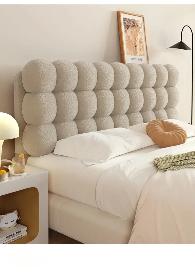 Headboard Cushion Sponge Filling Simple Modern Bedroom Cushion Large Rectangle Detachable Washable Home Textile Home Decoration