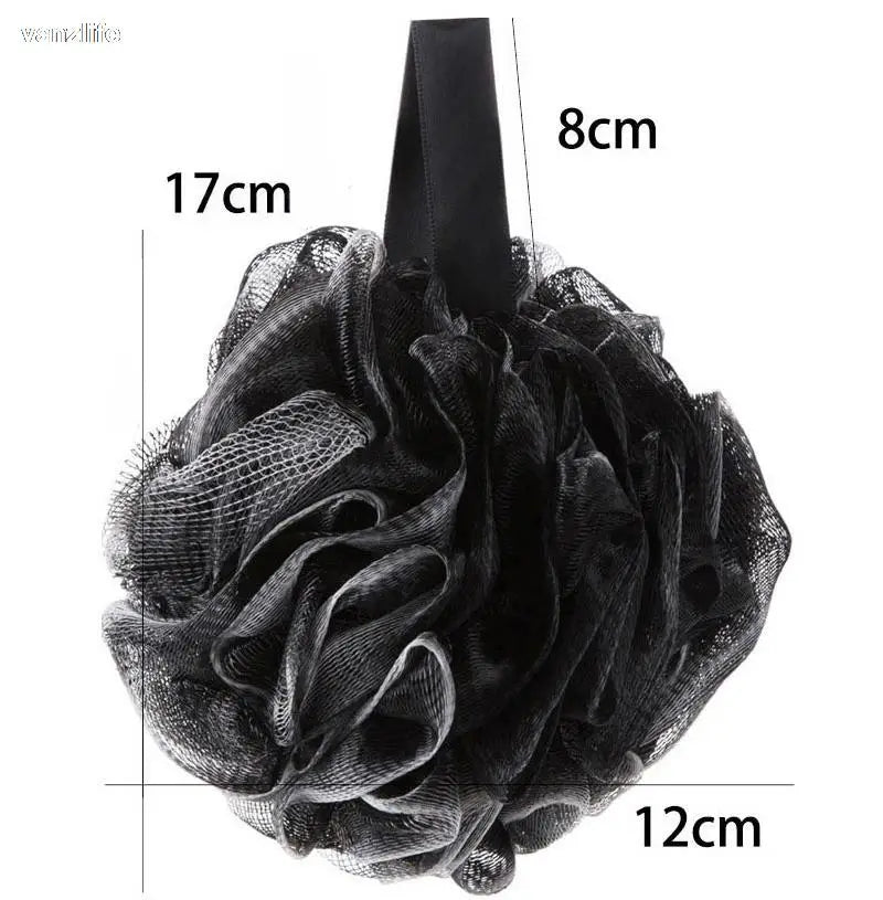 Vanzlife large size body bathing sponge brushs bath with natural Exfoliator shower flower Bathing dry body brush for loofah 70g