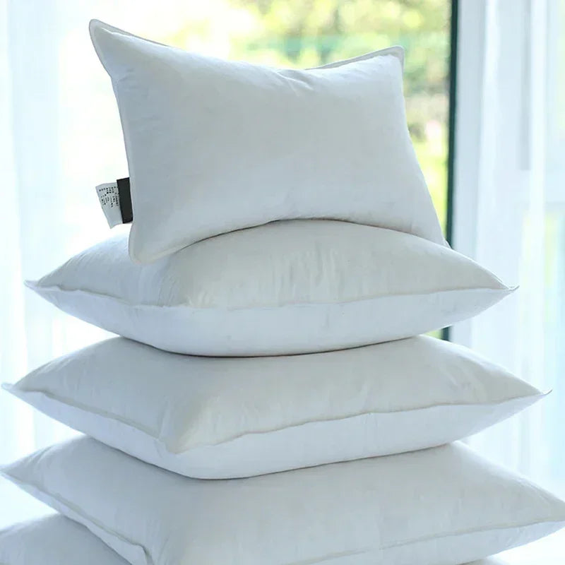 Entry Luxury Goose Down Feathers Cushion Insert Core Throw Pillow Core 5% Down Pillow Filling Downproofness