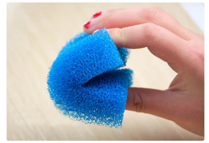 2pcs Colorful Simulation Loofah Sponge Cloth Kitchen Dishwashing Utensils Dishes Cookware Pots Cleaning Scouring Pad Sponge