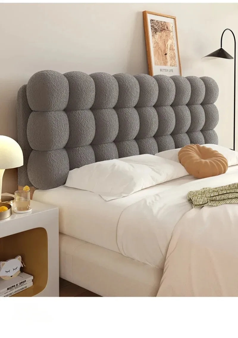 Headboard Cushion Sponge Filling Simple Modern Bedroom Cushion Large Rectangle Detachable Washable Home Textile Home Decoration