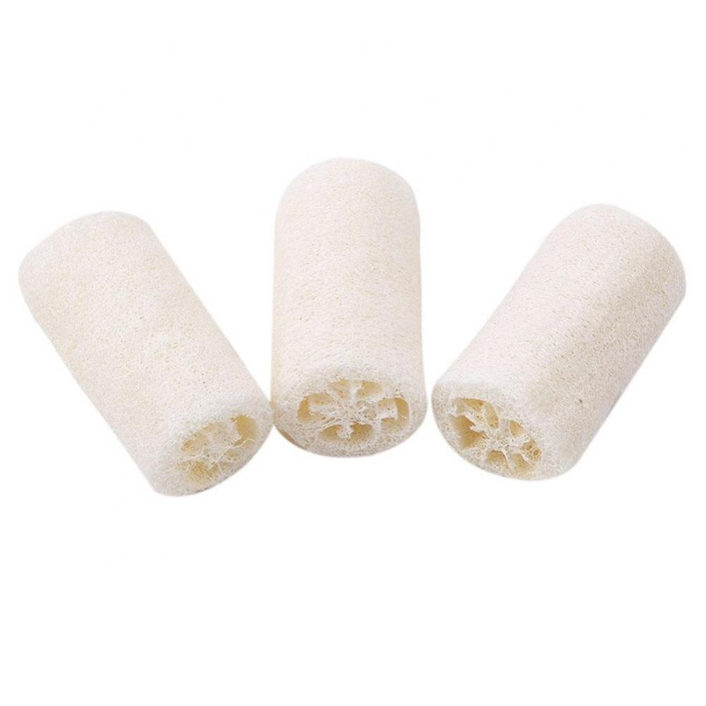 Exfoliating Natural Loofah Gourd Sponge Bath Rub Dishes Cleaning Scrubber Tool