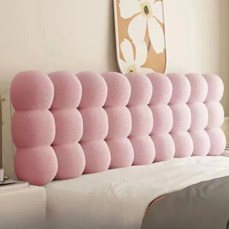 Headboard Cushion Sponge Filling Simple Modern Bedroom Cushion Large Rectangle Detachable Washable Home Textile Home Decoration