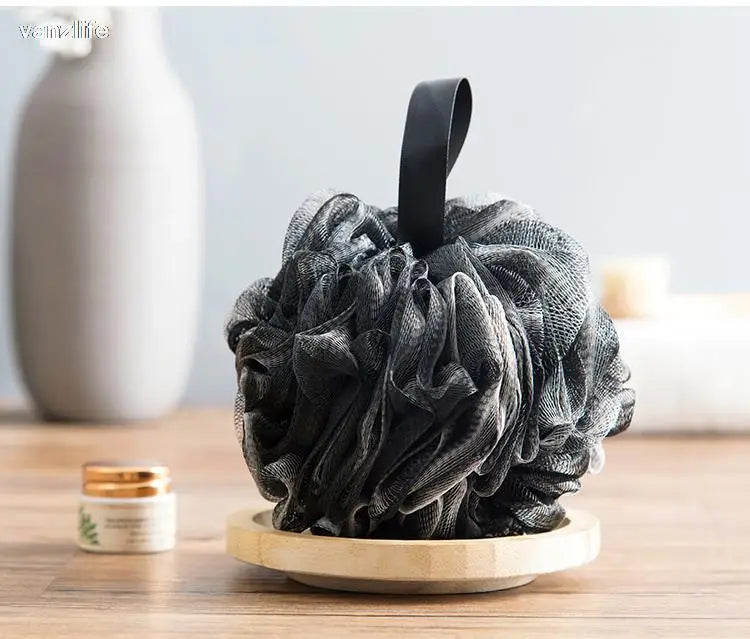 Vanzlife large size body bathing sponge brushs bath with natural Exfoliator shower flower Bathing dry body brush for loofah 70g