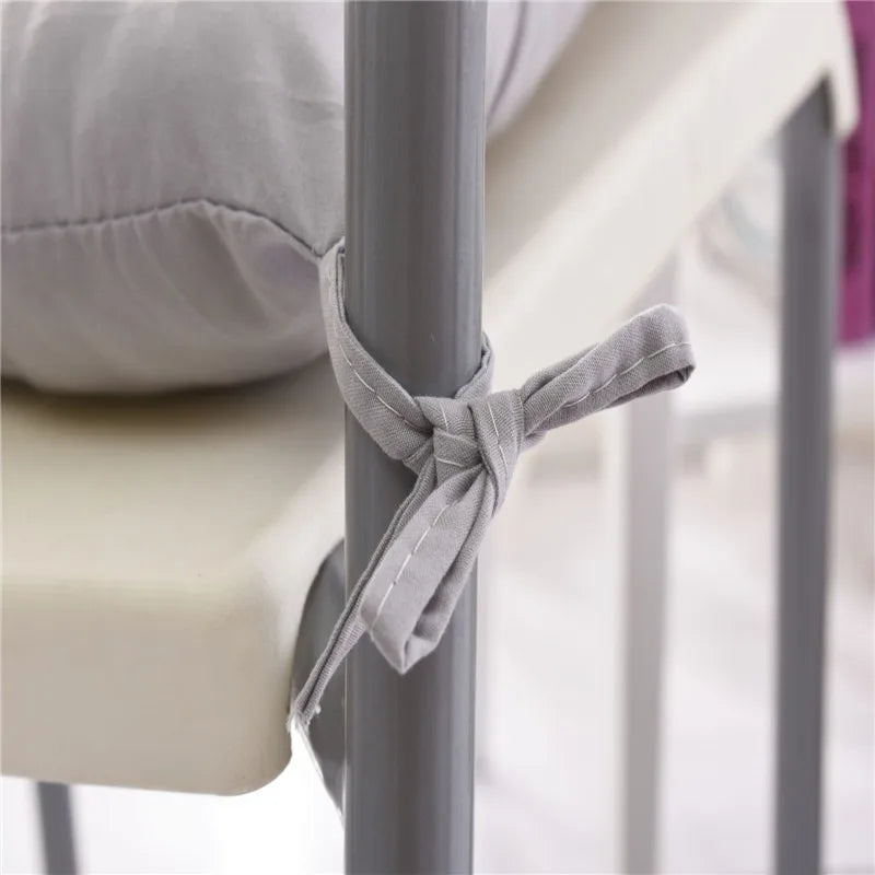 4PCS Non-slip Thicken Dining Chair Cushion Nap Pillow Chair Pad Cushion with Ties Square Cushion Winter Chair Cushions