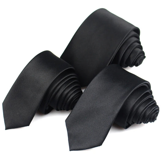 Classic Black Ties for Men