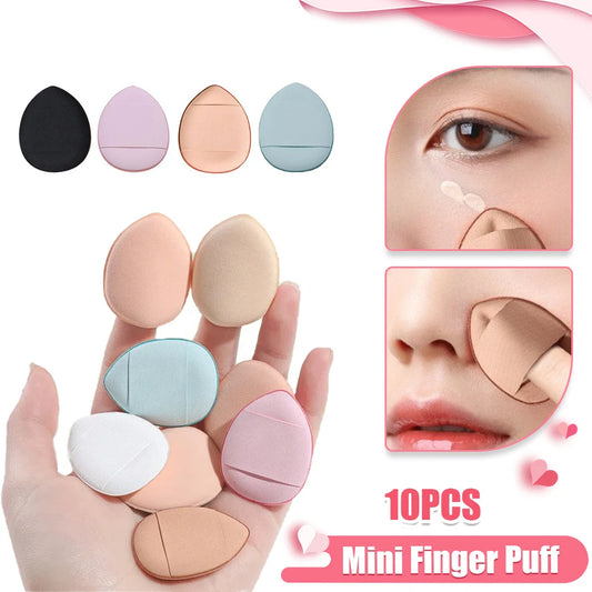 Mini Size Finger Puff Set Makeup Sponge