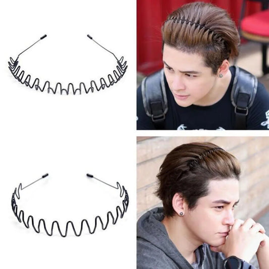 Korean Trendy Wave Hairbands For Men