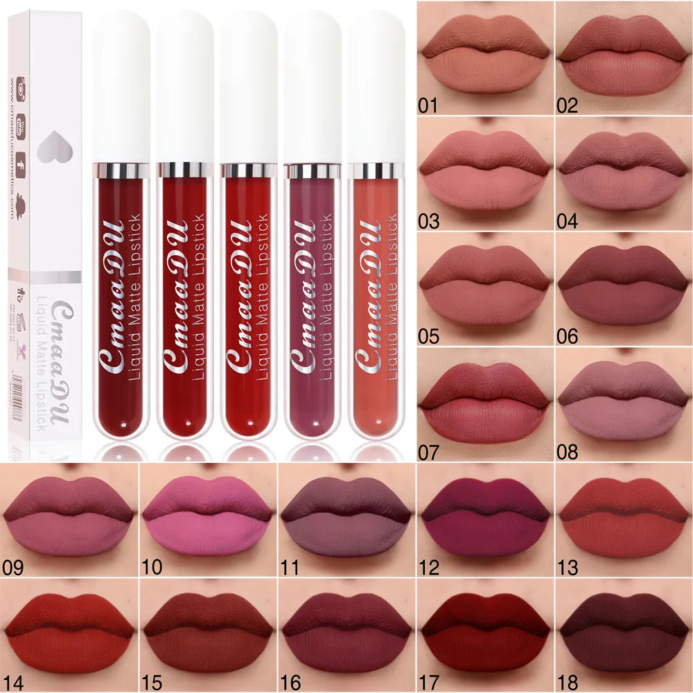Sexy Long Lasting Velvet Matte Lip Gloss Liquid Lipstick
