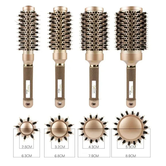 1PC 4 Sizes Professional Salon Styling Round Rolling Hair Comb