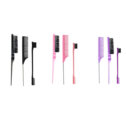 652F 3Pcs Hair Styling Combs Set