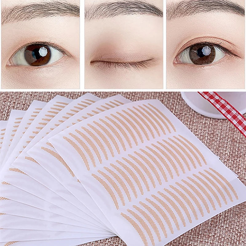 400pcs/bag Invisible Eyelid Sticker Lace Eye Lift Strips Double Eyelid Tape
