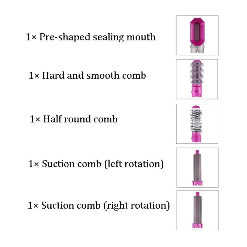 5 in 1 Electric Hair Comb Hair Dryer