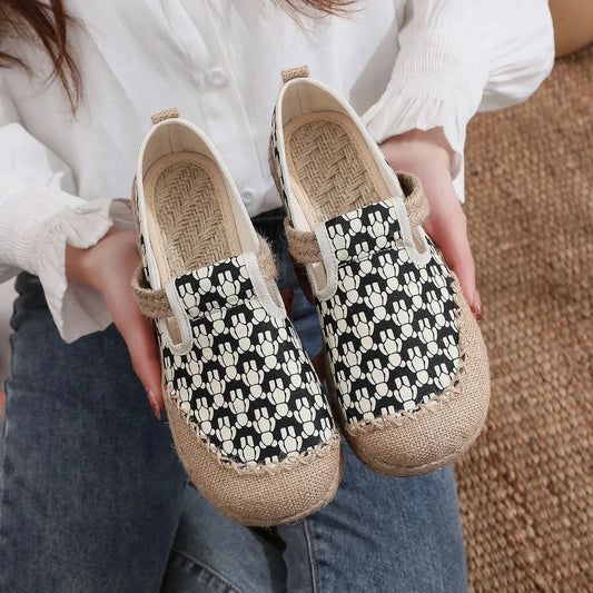 Chinese Style Canvas Shoes Women