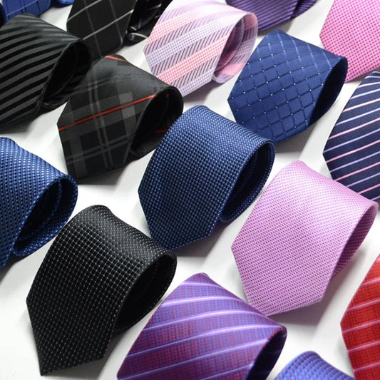 67 Styles Men's Ties Solid Color