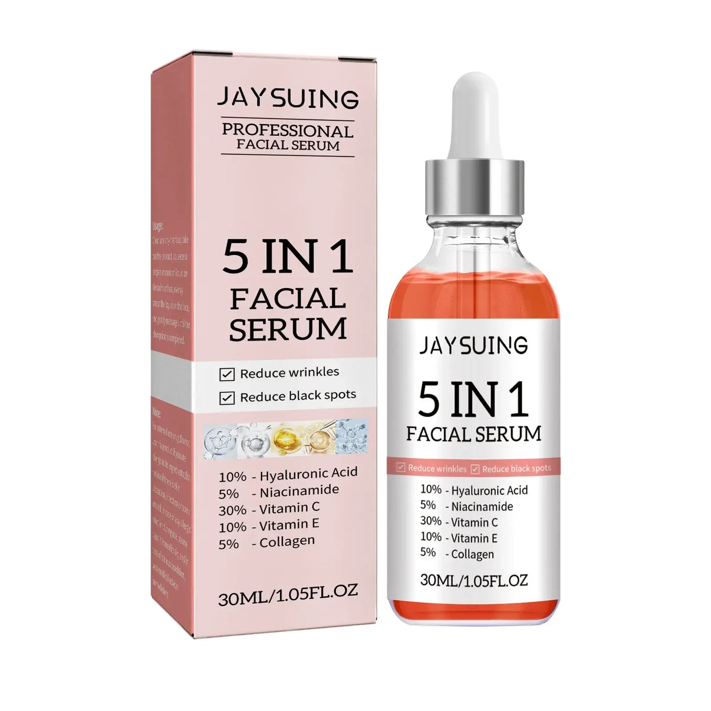 5 In 1 Anti Aging Face Serum Hyaluronic Acid Anti Wrinkle