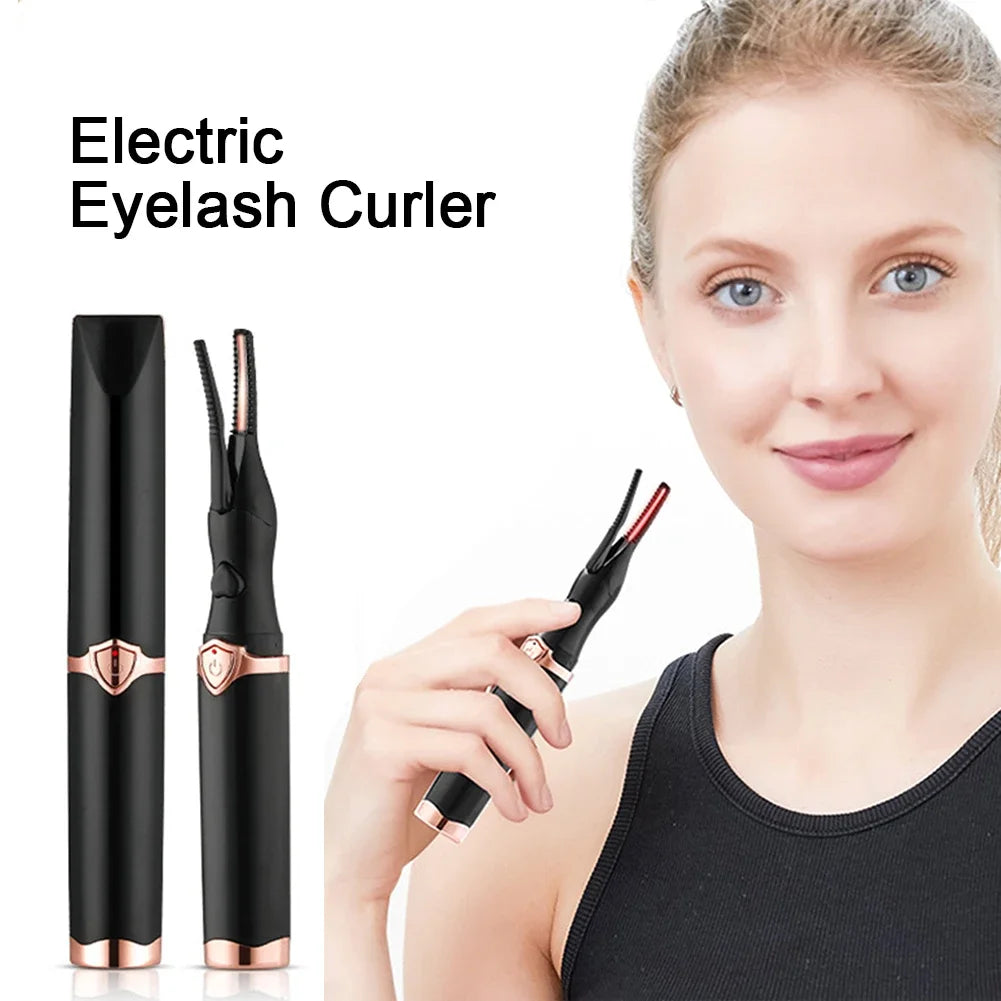 Electric Heated Eyelash Curler USB Rechargeable Eyelashes Curler